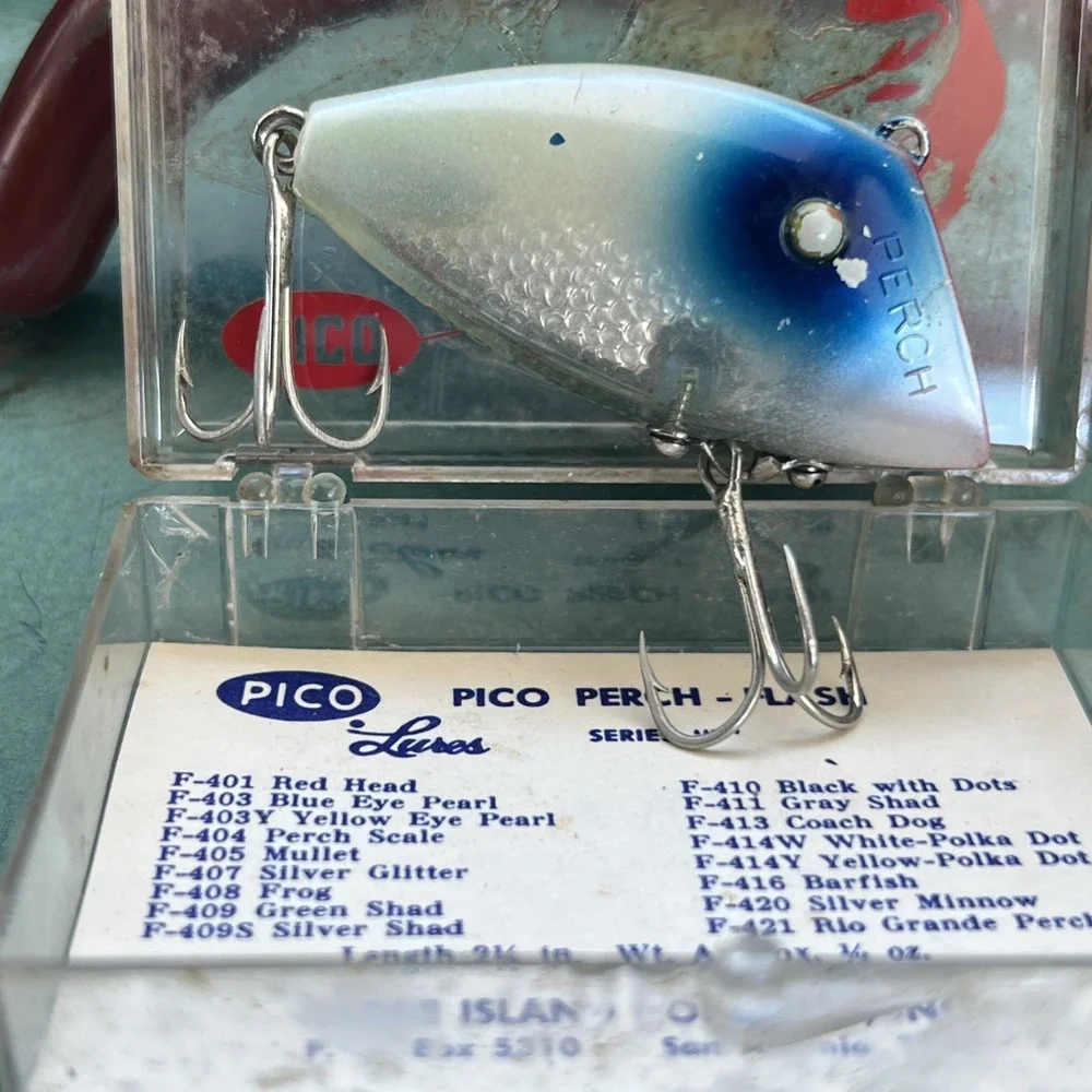 Vintage Pico Perch Fishing Lure